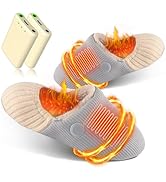 Amazon.co.jp: 電気スリッパ 足温器【6000mAhバッテリー付&10秒で温度